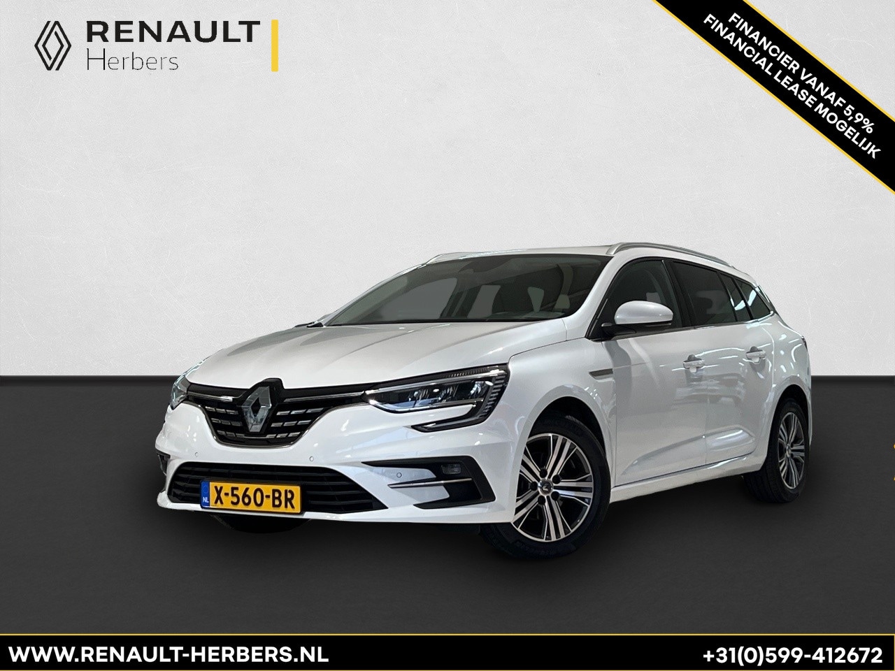 Renault Mégane Estate - 1.3 TCe Intens CAMERA / STOELVERWARMING / GROOT NAVI / PRACHTIGE AUTO / HEAD UP DISPLAY - AutoWereld.nl