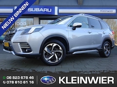 Subaru Forester - 2.0i e-BOXER 150pk CVT Premium | ZWART LEDER | PANO | NAVI | SRS | 5 JAAR FABRIEKS GARANTI