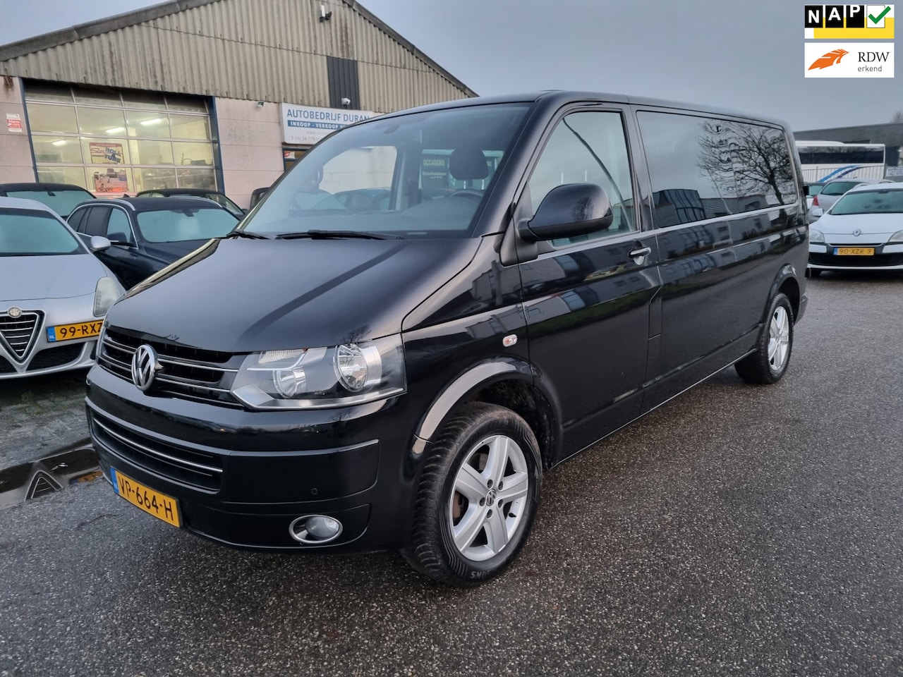 Volkswagen Transporter - 2.0 TDI L2H1 DC Comfortline Automaat NAV.+ Airco Bj:2015 NAP! - AutoWereld.nl