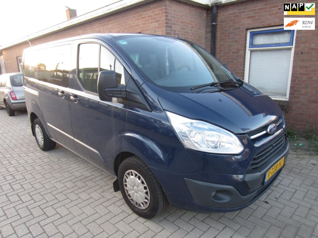 Ford Transit Custom - 290 2.2 TDCI L1H1 Ambiente Dubbel Cabine 2014 Airco! - AutoWereld.nl