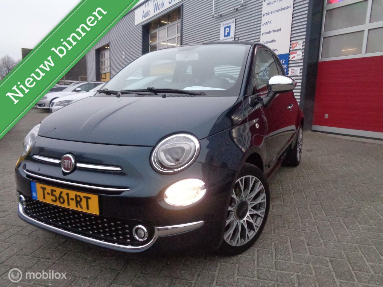 Fiat 500 - 1.2 Lounge/Airco/Ecc/PDC/Pano dak/Groot Navi/Digi dash/Lm 16''/Cruise control - AutoWereld.nl