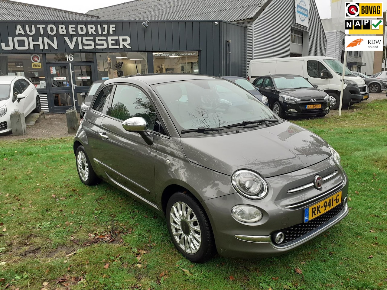 Fiat 500 - 1.2 Lounge *airco*pano*NAVI*PDC achter* - AutoWereld.nl