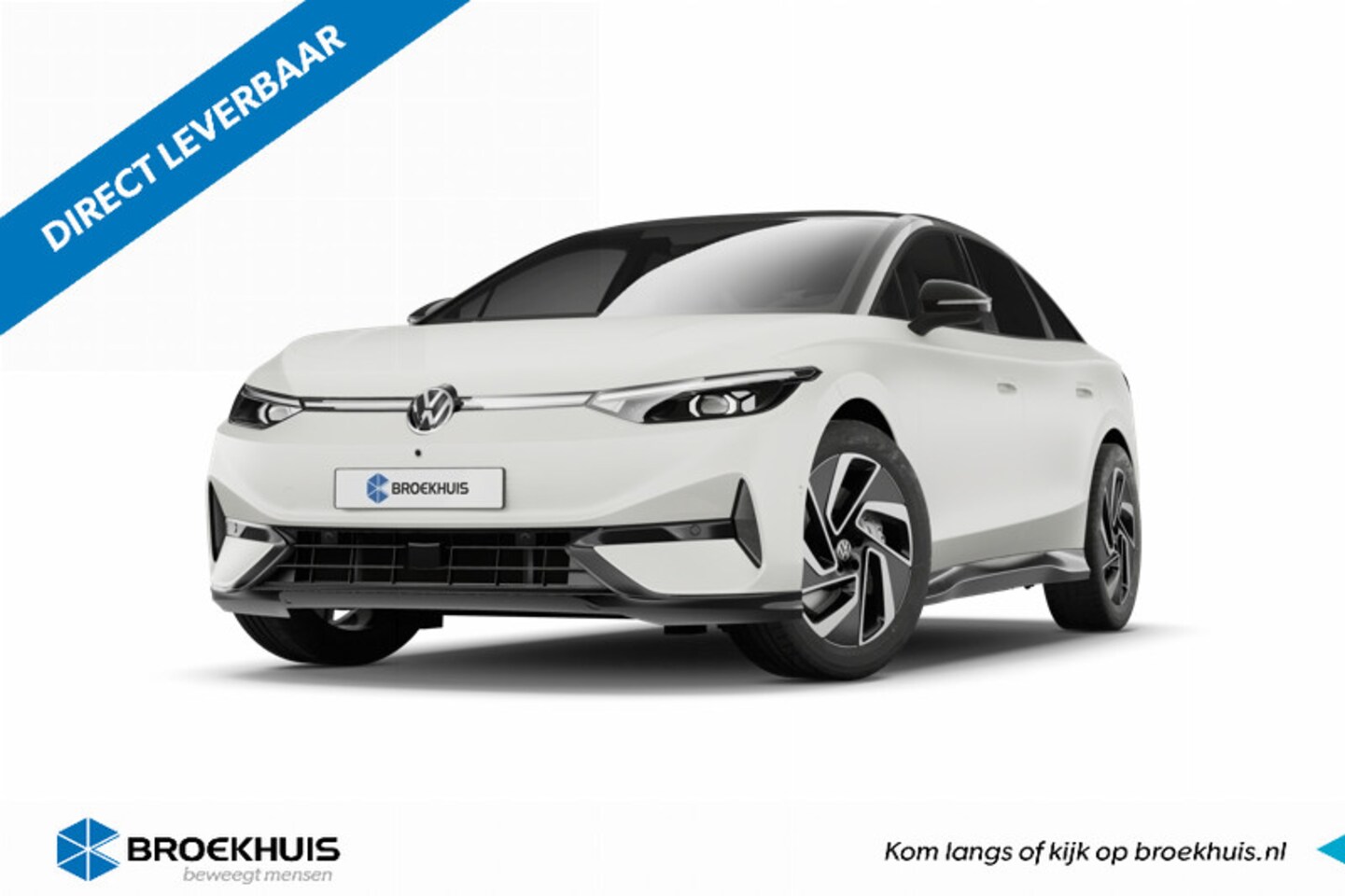 Volkswagen ID.7 - 77 kWh Elektromotor 286 1AT Pro Business Automatisch | Velgen 'Kulmbach', 17 inch lichtmet - AutoWereld.nl