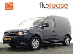 Volkswagen Caddy - 2.0 TDI Euro 6 L1H1 BMT Highline+ Full map Navi, Cruise, Airco, PDC, Grijs Kenteken