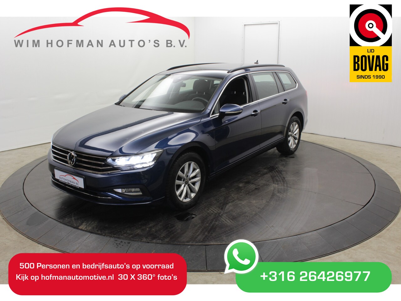 Volkswagen Passat Variant - 2.0 TDI 150PK DSG Automaat Camera El Trekhaak Navi Business - AutoWereld.nl