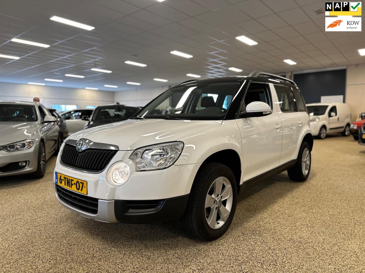 Skoda Yeti - 1.2 TSI Active Arctic*Navigatie*Multi Stuur*Trekhaak*Cruise Control*Lichtmetaal. - AutoWereld.nl