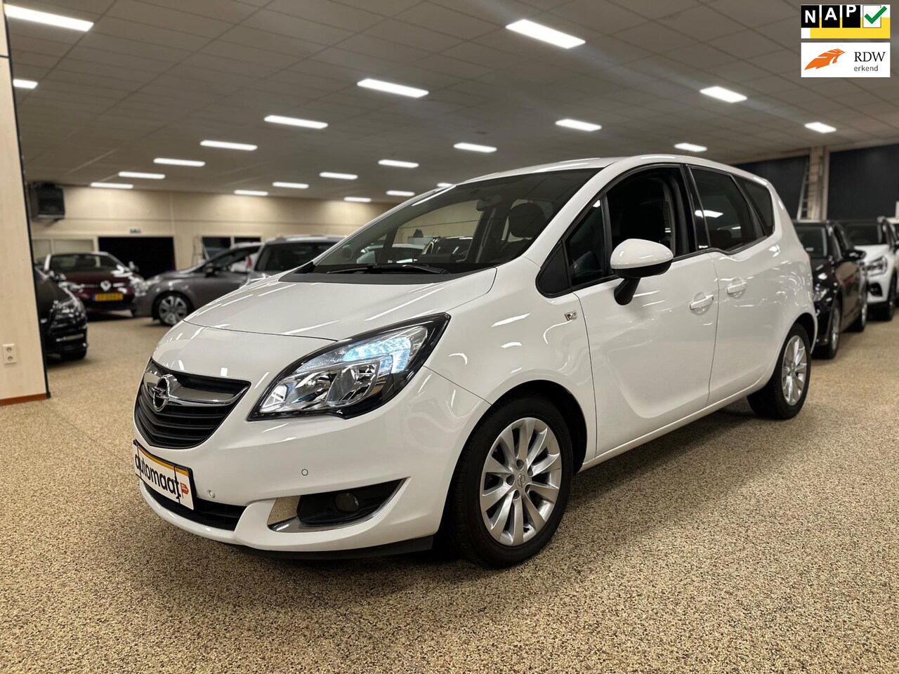 Opel Meriva - 1.4 Turbo Automaat*Navigatie*Airco*Cruise*Pdc* Led Dag rijverlichting - AutoWereld.nl