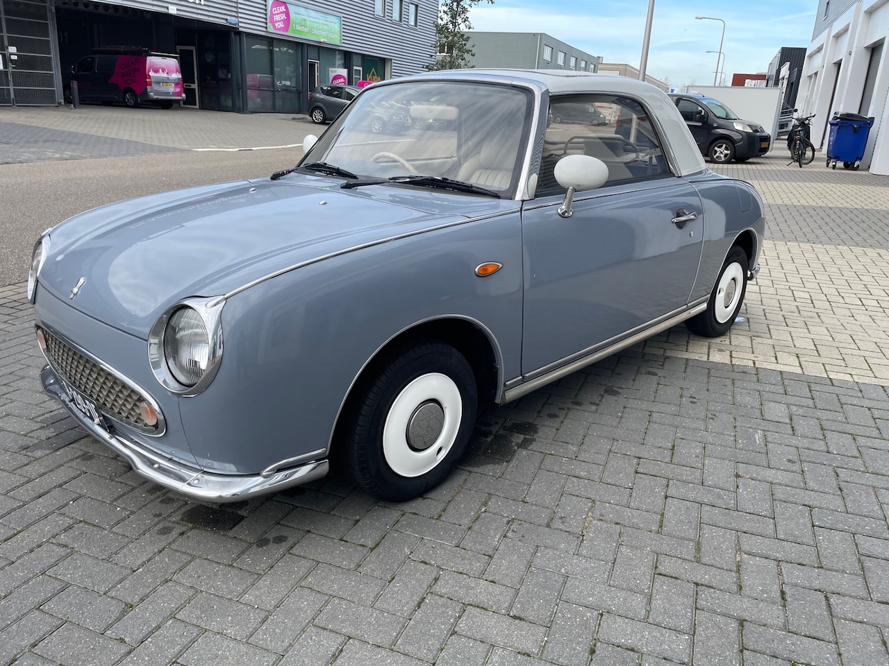 Nissan Figaro - 303, Lapisgrijs, automaat, airco, turbo - AutoWereld.nl