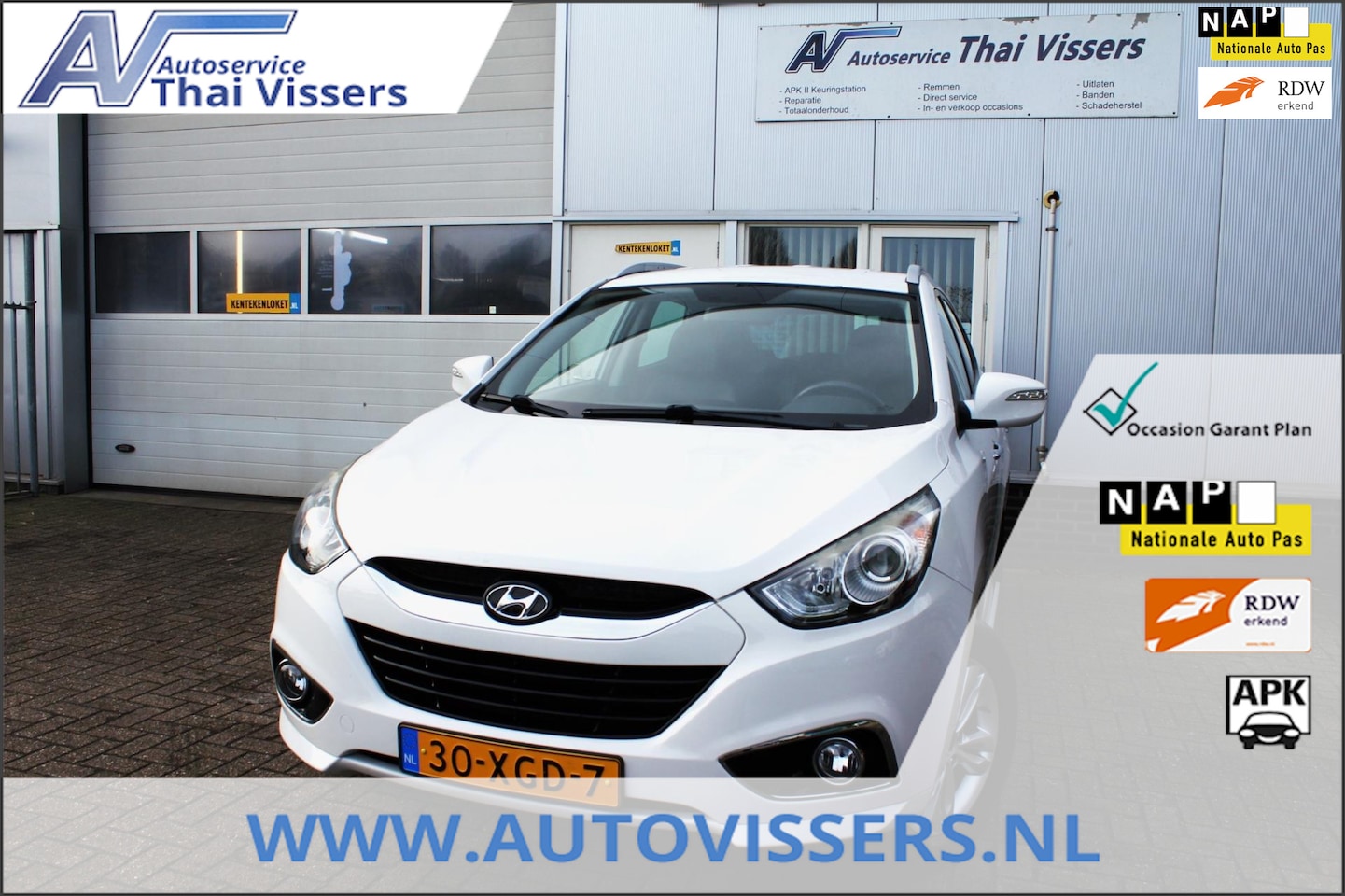 Hyundai ix35 - 2.0i Style 1ste Eig Automaat Clima Leder LMV Apk - AutoWereld.nl