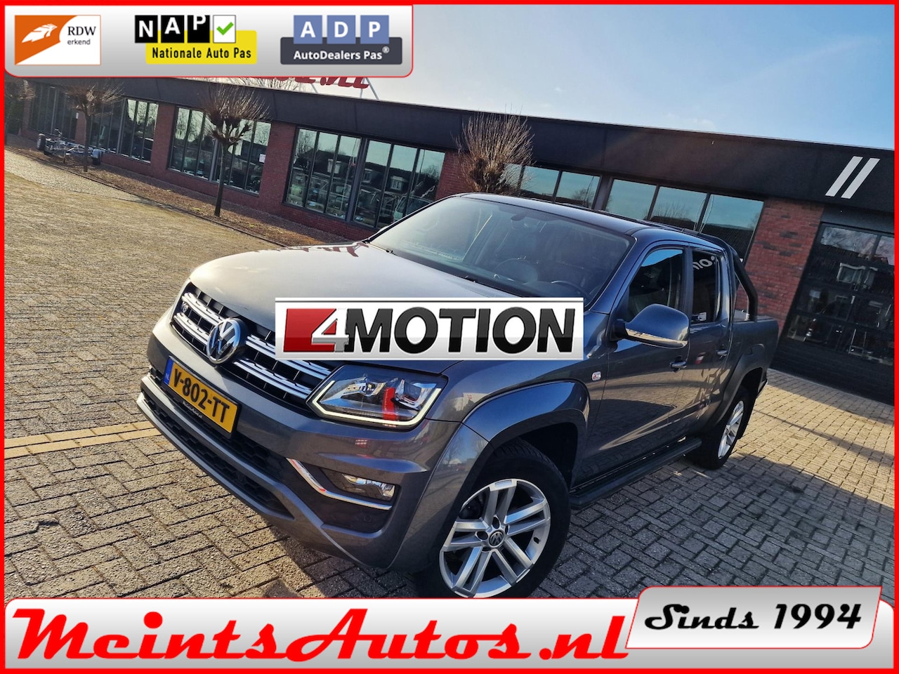 Volkswagen Amarok - 3.0 TDI 4Motion V6 258Pk DC Dubbele Cabine XL E6 AVENTURA Grijs Kenteken - AutoWereld.nl