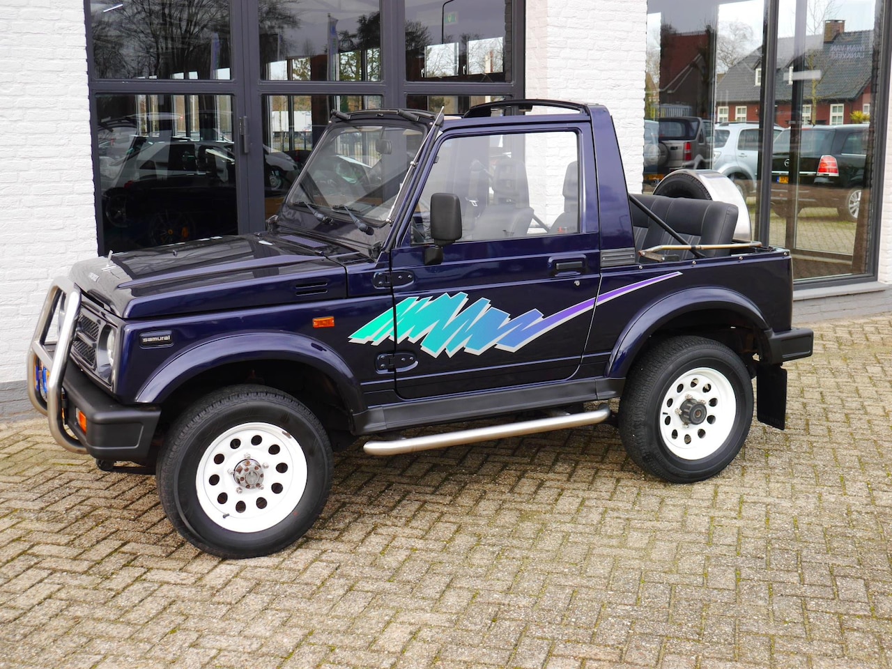 Suzuki Samurai 4x4 - 4x4 1.3 Cabrio Softtop BLUE-LAGOON 35000KM !!! ORIGINEEL NL - AutoWereld.nl