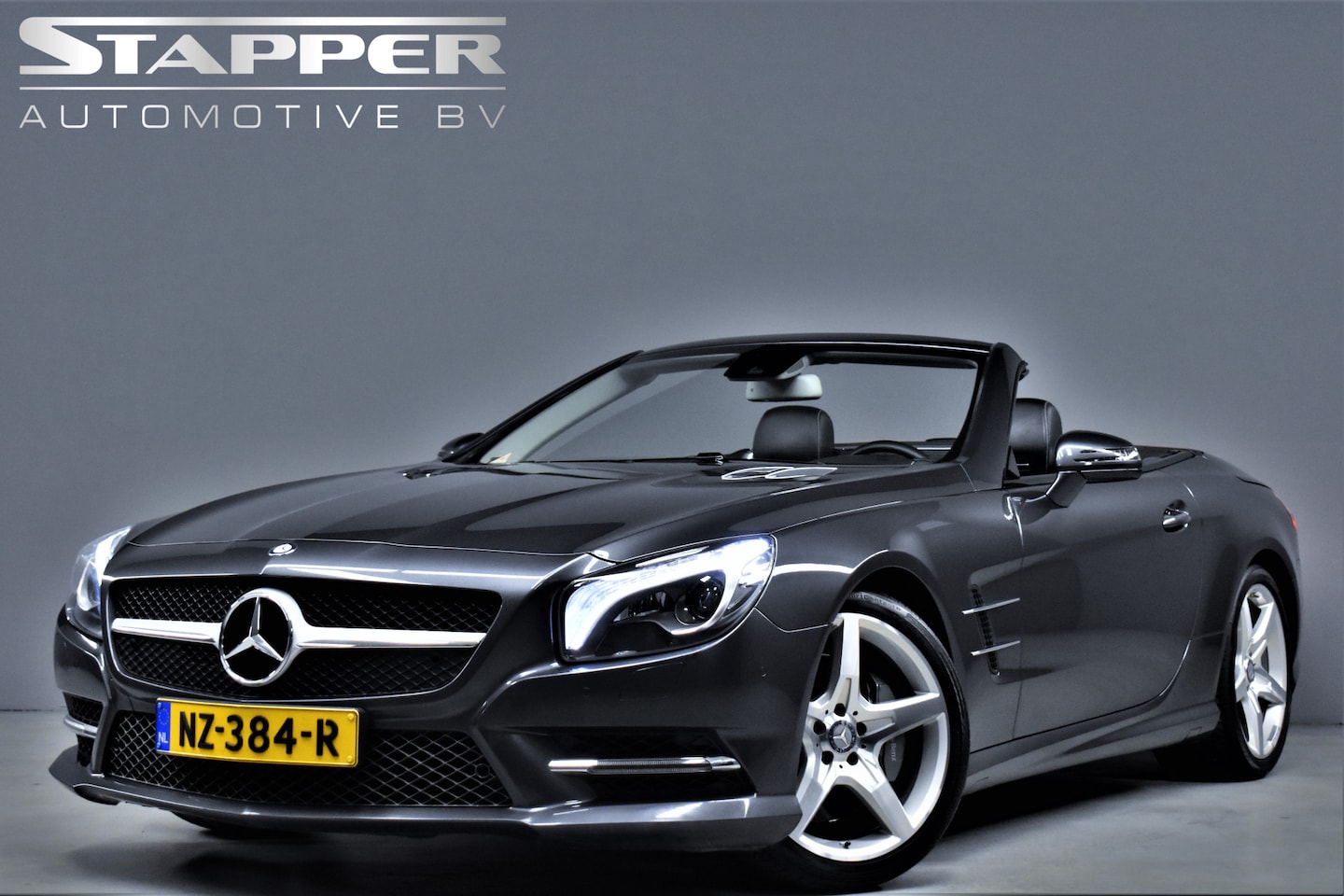 Mercedes-Benz SL-klasse - 500 V8 435pk Automaat AMG-Line Pano/B&O/Luchtvering/Airscarf/Massage/Ventilatie/Keyless/Xe - AutoWereld.nl