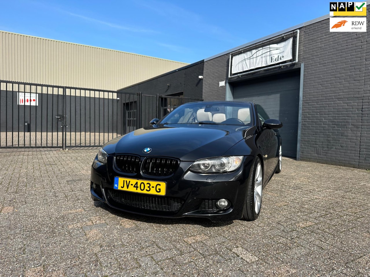 BMW 3-serie Cabrio - 335i High Executive *VOL* Aut. Clima Cruise Navi Keyless Leer PDC Xenon - AutoWereld.nl