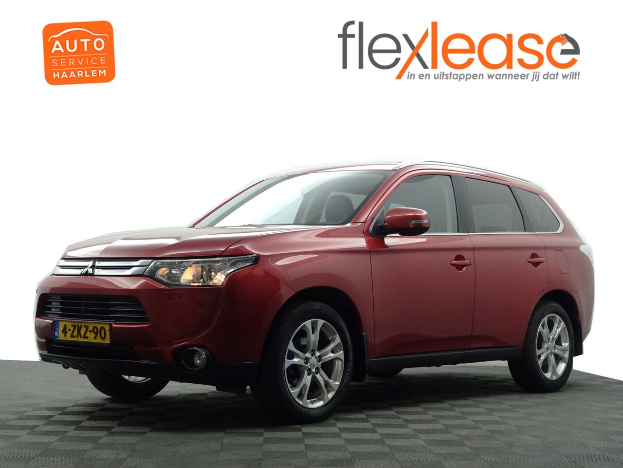 Mitsubishi Outlander - 2.0 Instyle+ Aut- 7 Pers, Schuifdak, Camera, Stoelverwarming, Trekhaak, Leder Interieur - AutoWereld.nl