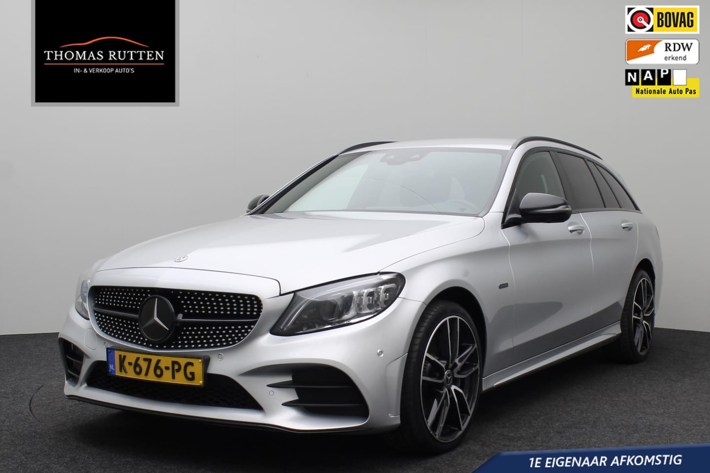 Mercedes-Benz C-klasse Estate - 300 de Business Solution AMG Limited 2021 | Navigatie | Elektrische Trekhaak | Carplay | D - AutoWereld.nl