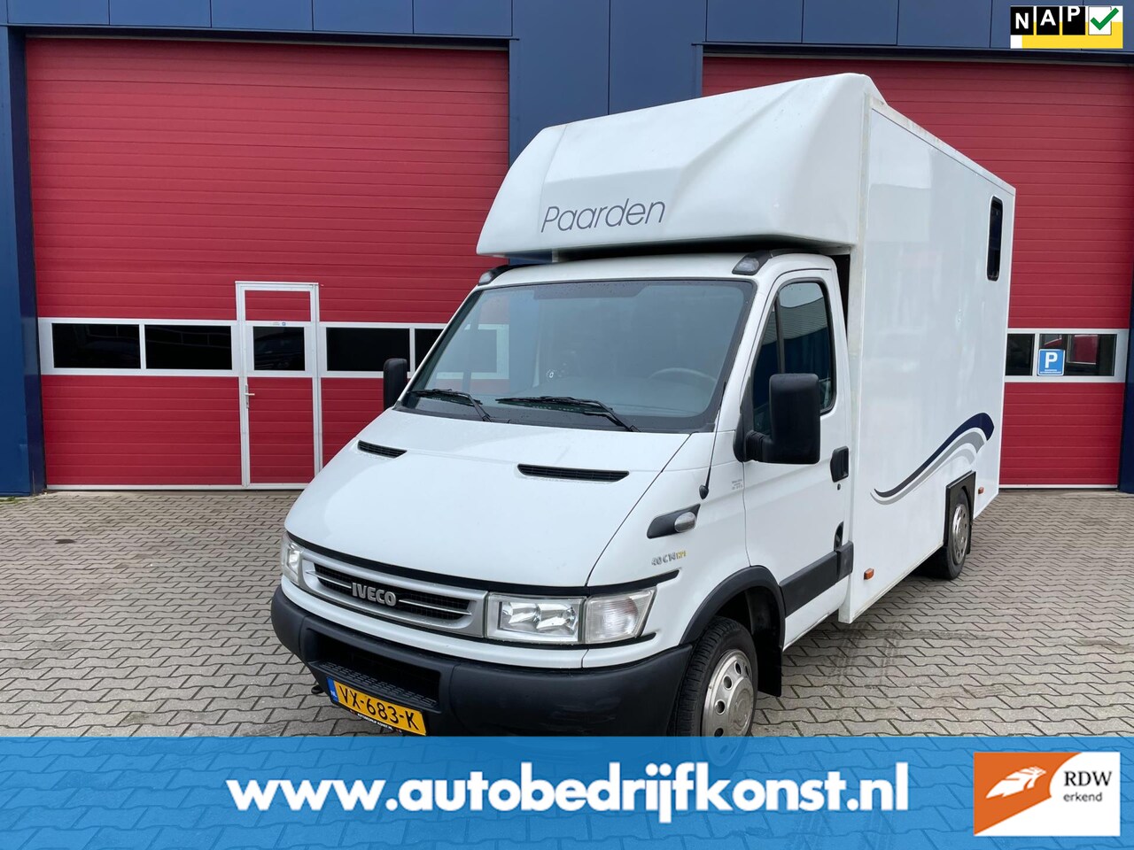 Iveco Daily - 2 PAARDS IVECO 35 C 14 375 136 PK 135000 KM MET 3500 KG TREKGEWICHT B RIJBEWIJS MET ZADELK - AutoWereld.nl