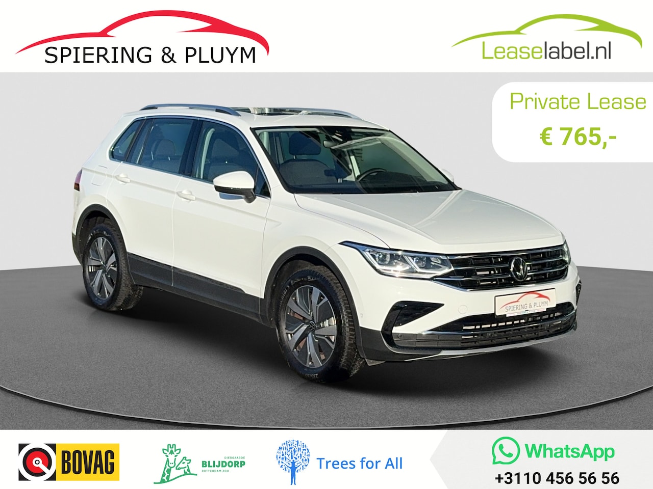 Volkswagen Tiguan - 1.4 TSI PHEV Elegance | Panodak | Matrix LED | Navi | Virtual | Camera - AutoWereld.nl