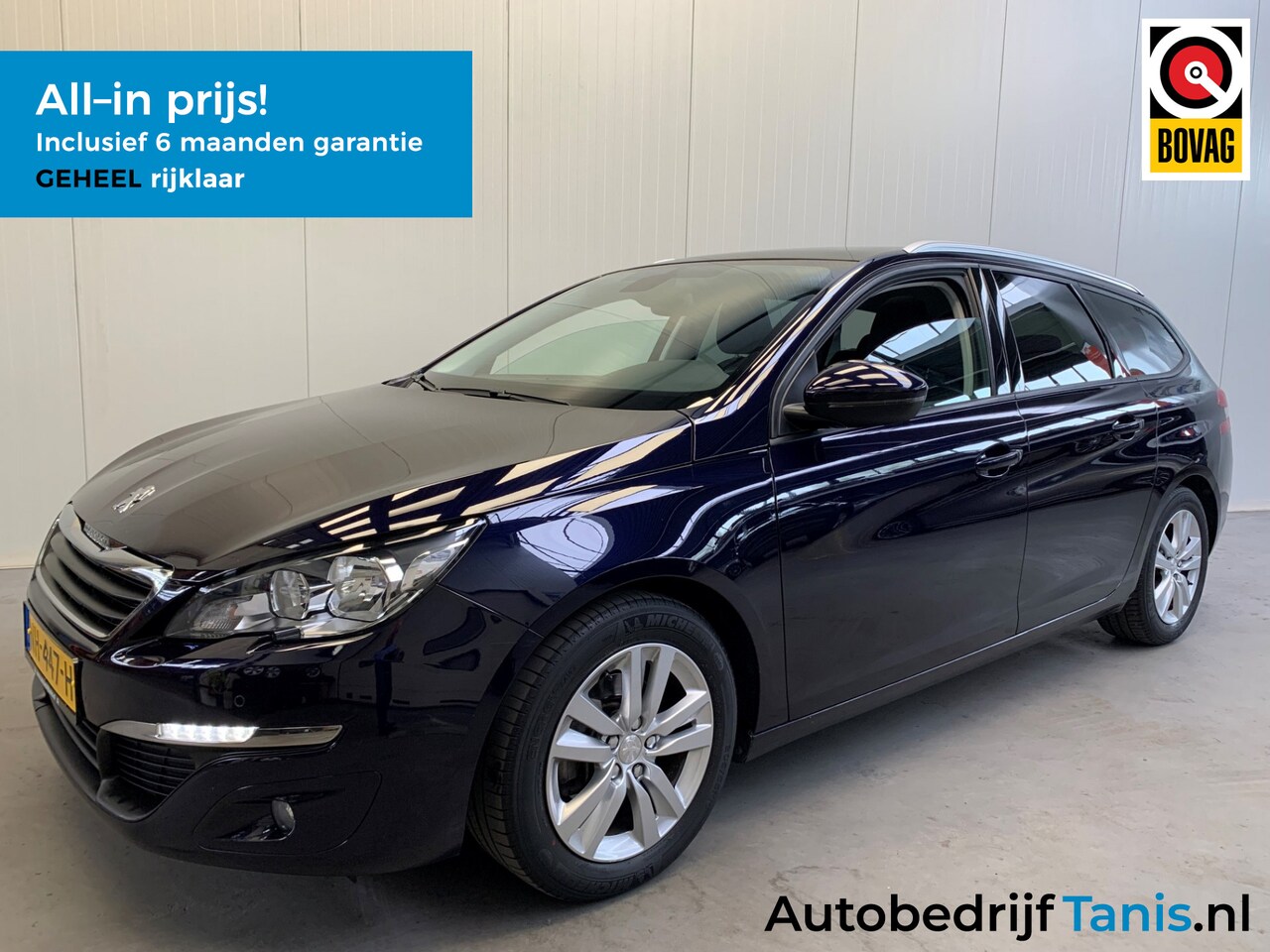 Peugeot 308 SW - 1.2 PureTech 110PK Blue Lease Executive NAVI-PANODAK-ECC-LMV-PDC - AutoWereld.nl