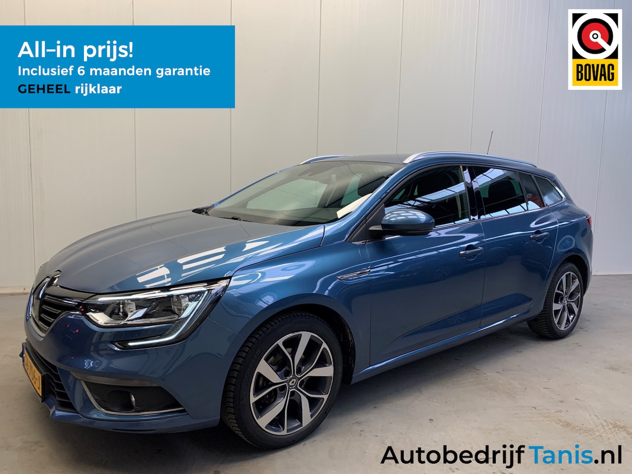 Renault Mégane Estate - 1.2 TCe Bose NAVIGATIE-LEDER-PDC-LMV-SPORT.INT-1700KG Trekgewicht!! - AutoWereld.nl