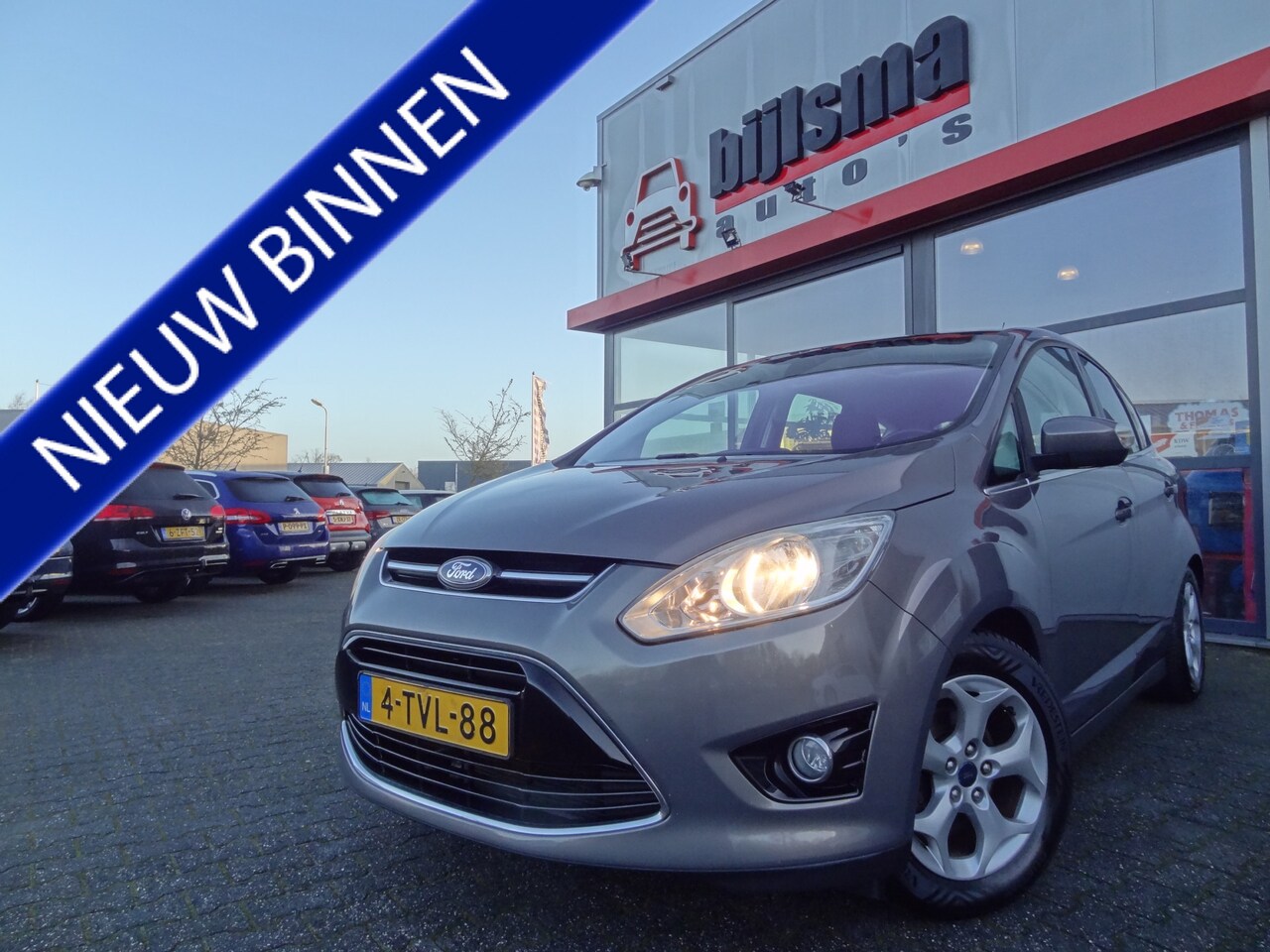 Ford C-Max - 1.0 Titanium NL-auto trekhaak | pano | lmv | navi | cruise | acc - AutoWereld.nl