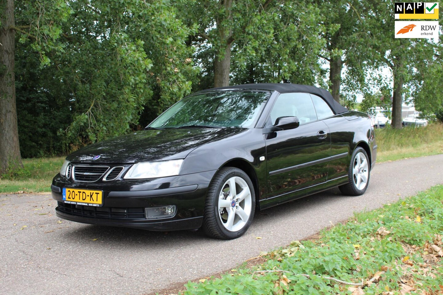 Saab 9-3 Cabrio - 1.8t Vector 20 Years Edition *Leer *Navi *Aut - AutoWereld.nl