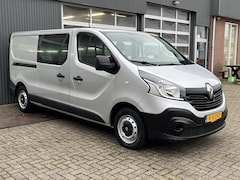 Renault Trafic - 1.6 dCi T29 L2H1 DC Marge Btw /Bpm vrij Airco Cruise controle Navigatie Dubbele cabine 1e