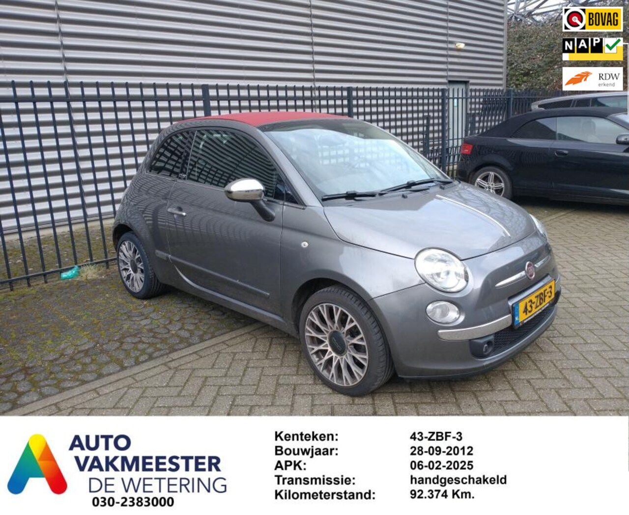 Fiat 500 C - 0.9 TwinAir 85 Rock - AutoWereld.nl