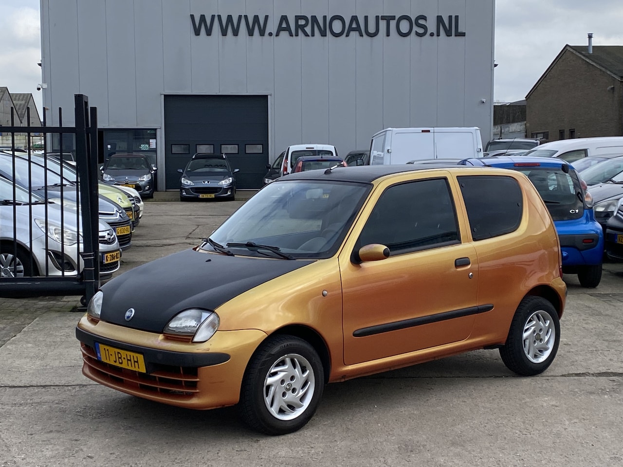 Fiat Seicento - 1.1 SX 1.1 SX, APK TOT 28-03-2025, STUURBEKRACHTIGING, ELEK-RAMEN, RADIO-CD-MP3-USB-AUX, CENT-VER - AutoWereld.nl