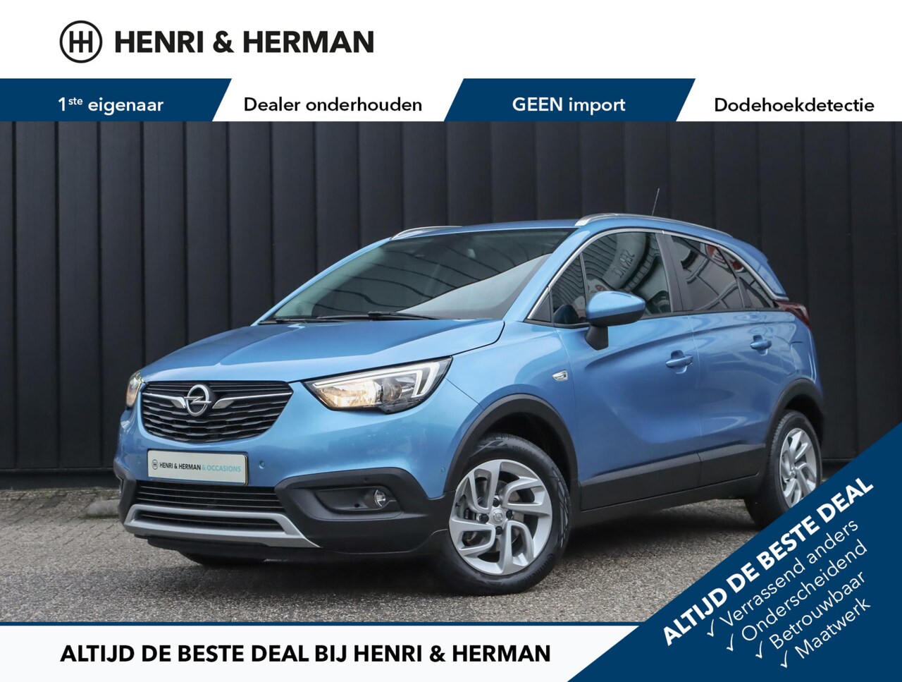 Opel Crossland X 110pk Turbo Innovation (Glazen dak/1ste eig./T.haak ...