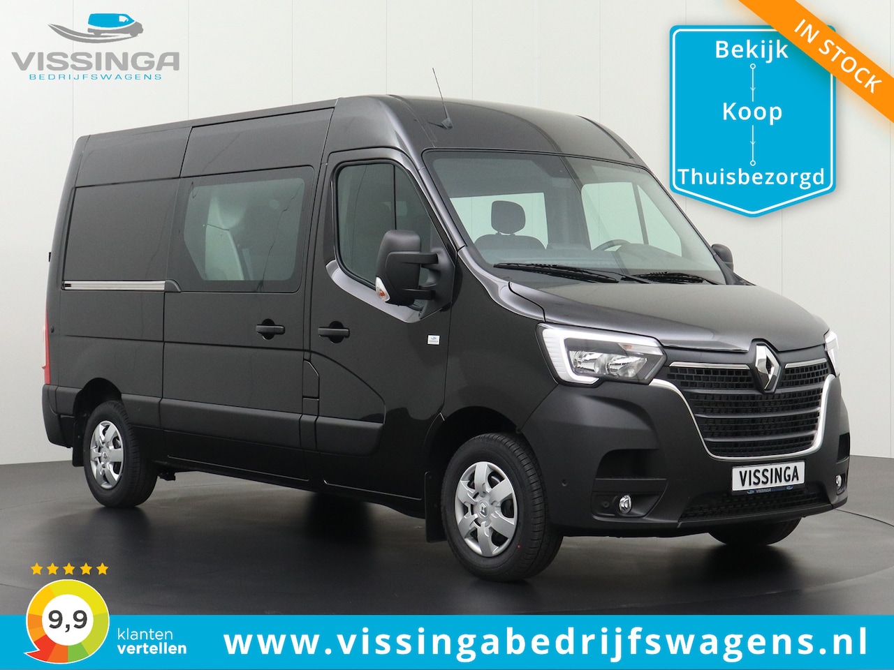 Renault Master - T35 2.3 dCi L2H2 180 pk Dubbele Cabine - AutoWereld.nl