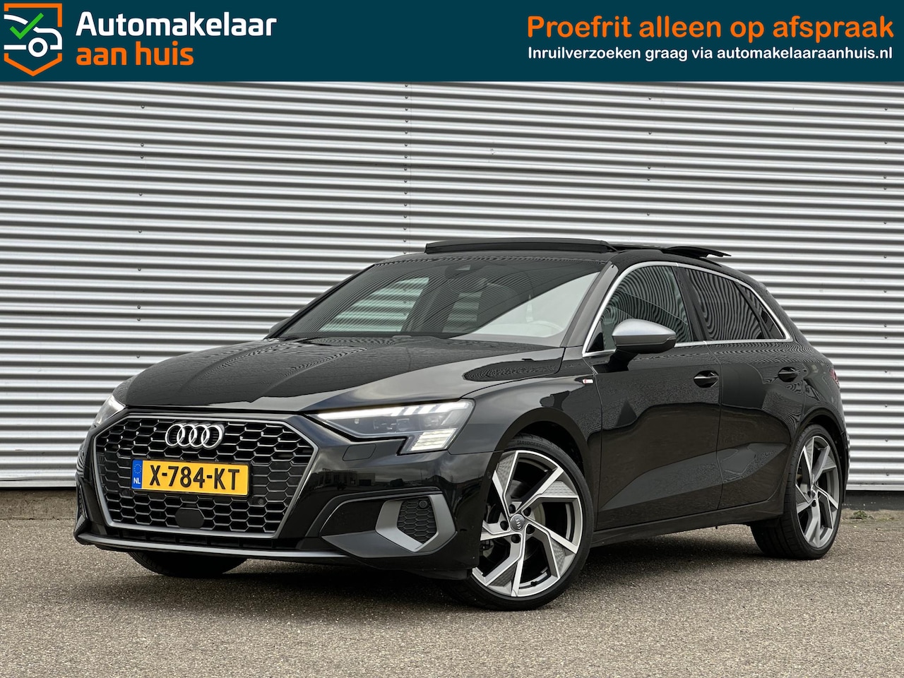 Audi A3 Sportback - 35 TFSI S-line DAK LEDER KEYLESS ACC CAMERA CARPLAY TREKHAAK BLINDSPOT - AutoWereld.nl