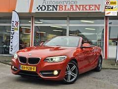 BMW 2-serie Cabrio - 220i Sport Automaat BJ.2016 / Groot Navi / Leder / Xenon / Pdc / 17"Lmv