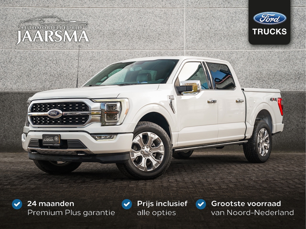 Ford F150 - Platinum CrewCab 3.5L EcoBoost |Cover op laadbak |PRINS LPG |Trekhaak | Rijklaardeal - AutoWereld.nl