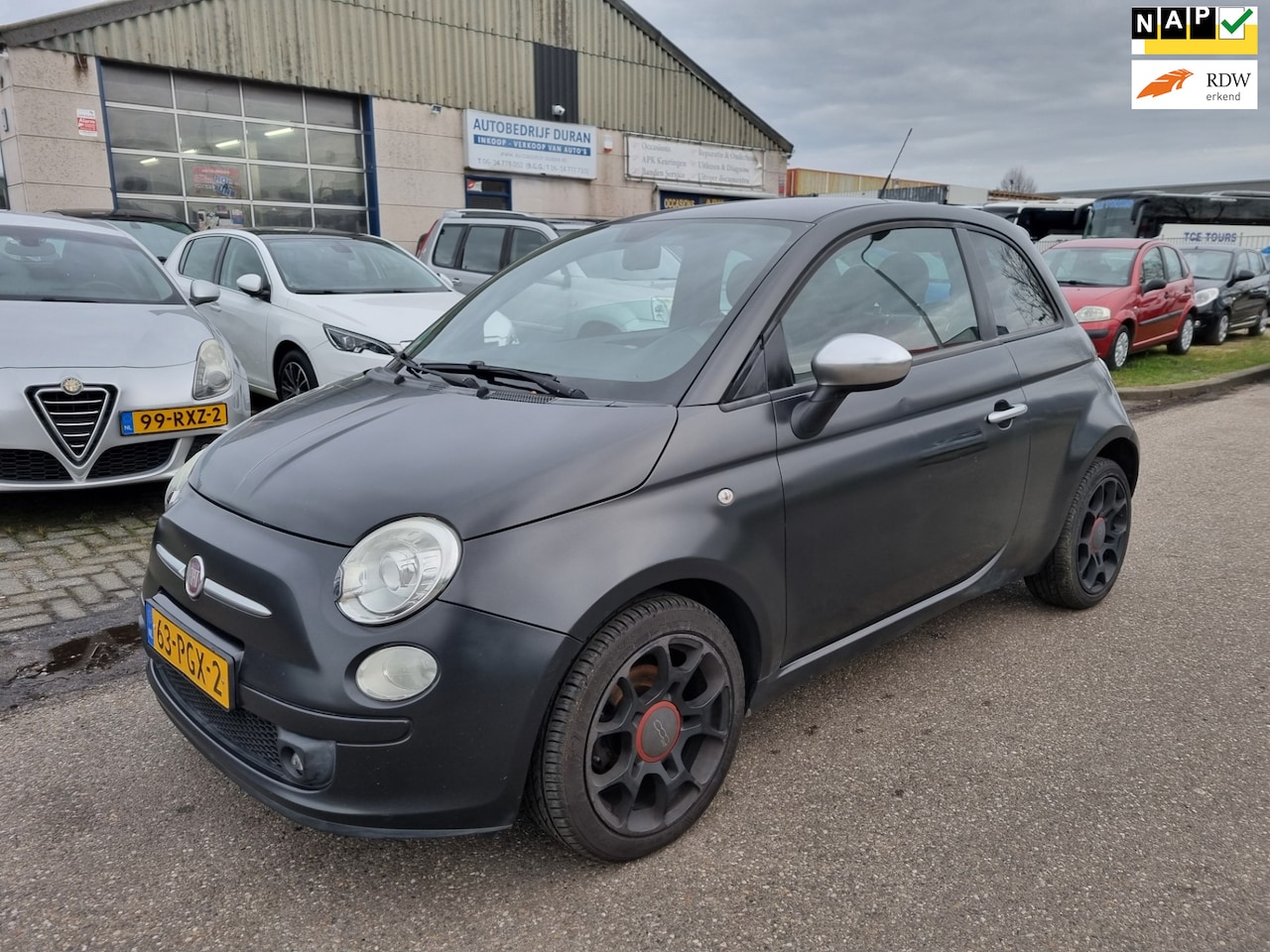 Fiat 500 - 0.9 TwinAir Blackjack 3-deurs Clima Bj:2011 NAP! - AutoWereld.nl