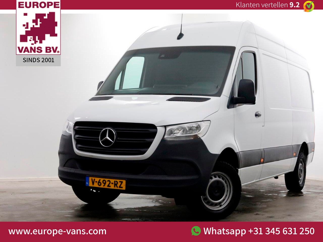 Mercedes-Benz Sprinter - 316 CDI 163pk L2H2 RWD 7G Automaat Airco/Navi/Camera 09-2018 - AutoWereld.nl