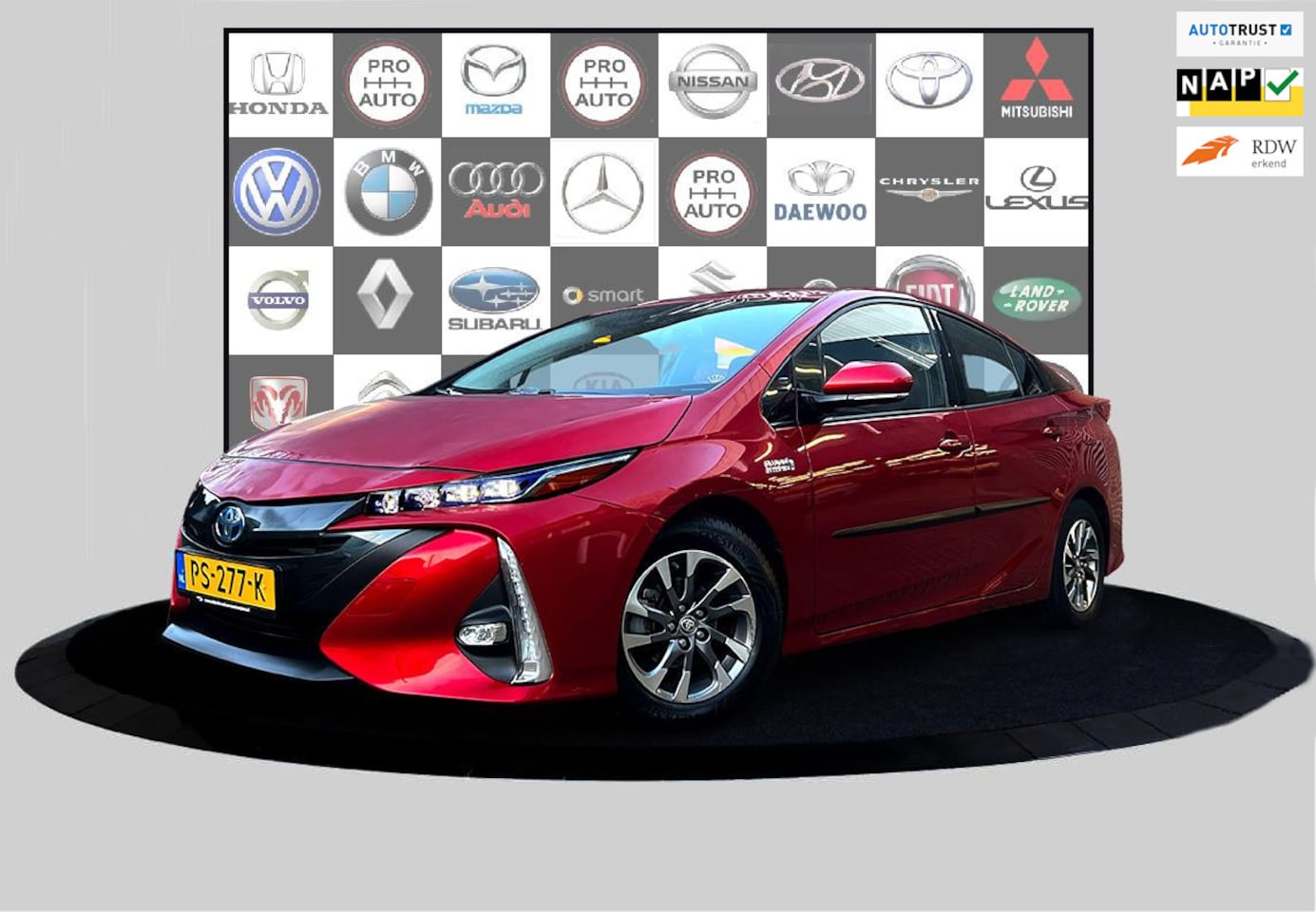 Toyota Prius - 1.8 Plug-in Business Plus Camera_Navi_Headsup_Lane dep - AutoWereld.nl