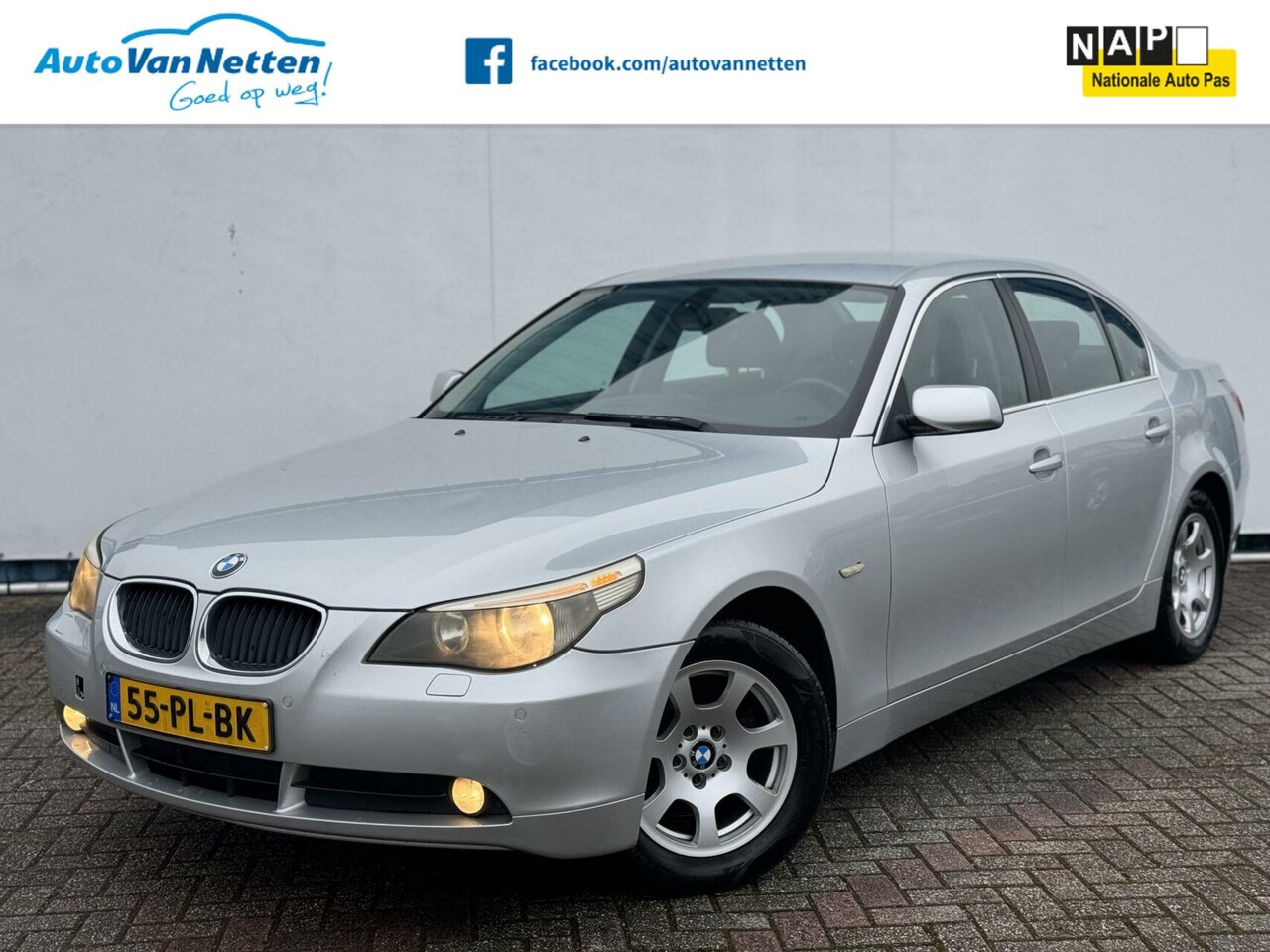 BMW 5-serie - 520i 6 cilinder 170pk Automaat,Executive uitv.,CLima,Cruise,Lmv,Pdc,Gr.Navi, - AutoWereld.nl