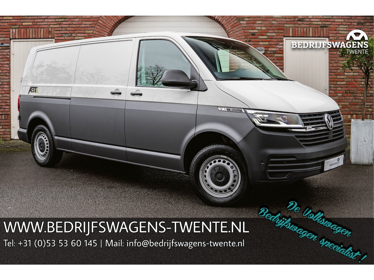 Volkswagen Transporter - T6.1 ABT-E 113 PK DSG LWB ENK/CAB | LED | LUXE! Milieuvriendelijke Elektrische Bedrijfswag - AutoWereld.nl