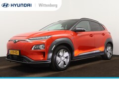 Hyundai Kona Electric - Premium Sky 64 kWh | Lage km-stand | Two tone | Schuifdak | Leer | Stoel + stuurverwarming