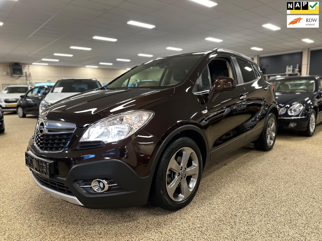 Opel Mokka - 1.4 T Cosmo*Vol Leer*Camera*Navigatie*Stuurverwarming*Stoelverwarming. - AutoWereld.nl