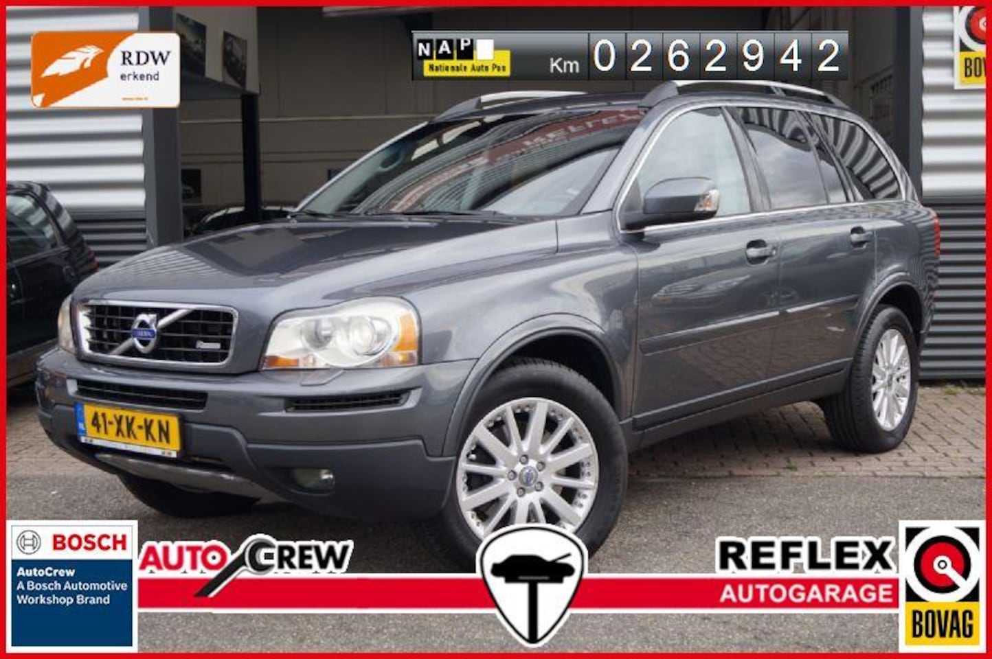 Volvo XC90 - 2.4 D5 R-Design 7-PERS/BRUIN LEDER/NAVI/CRUISE/TREKHAAK - AutoWereld.nl