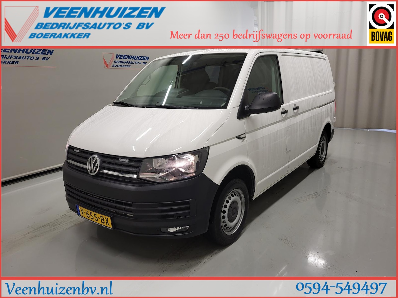 Volkswagen Transporter - 2.0TDI 150PK 2X Schuifdeur Airco Euro 6! - AutoWereld.nl