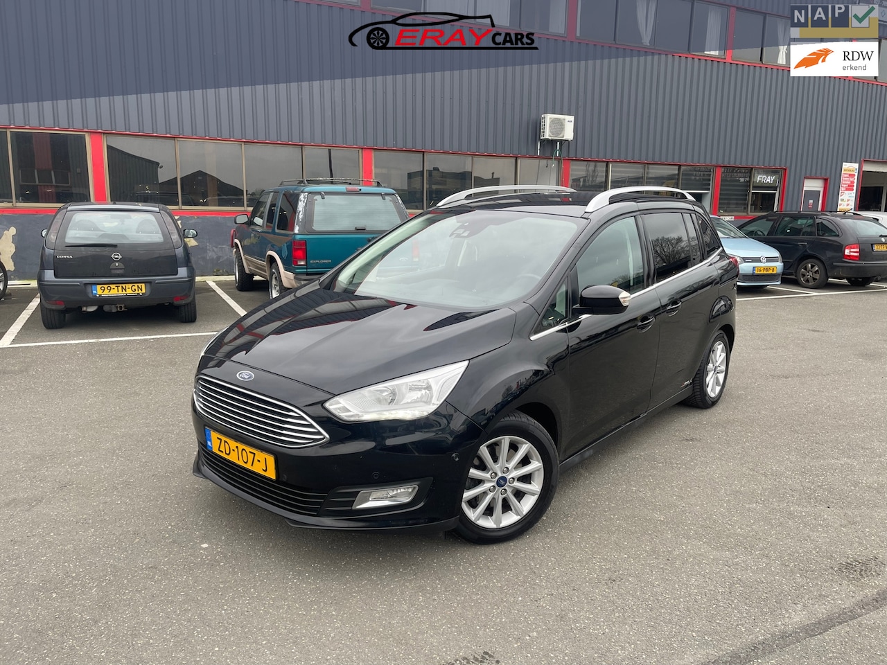 Ford Grand C-Max - 1.0 Titanium / 7 PERSOONS / NAP / KEYLESS / SP VLG / - AutoWereld.nl