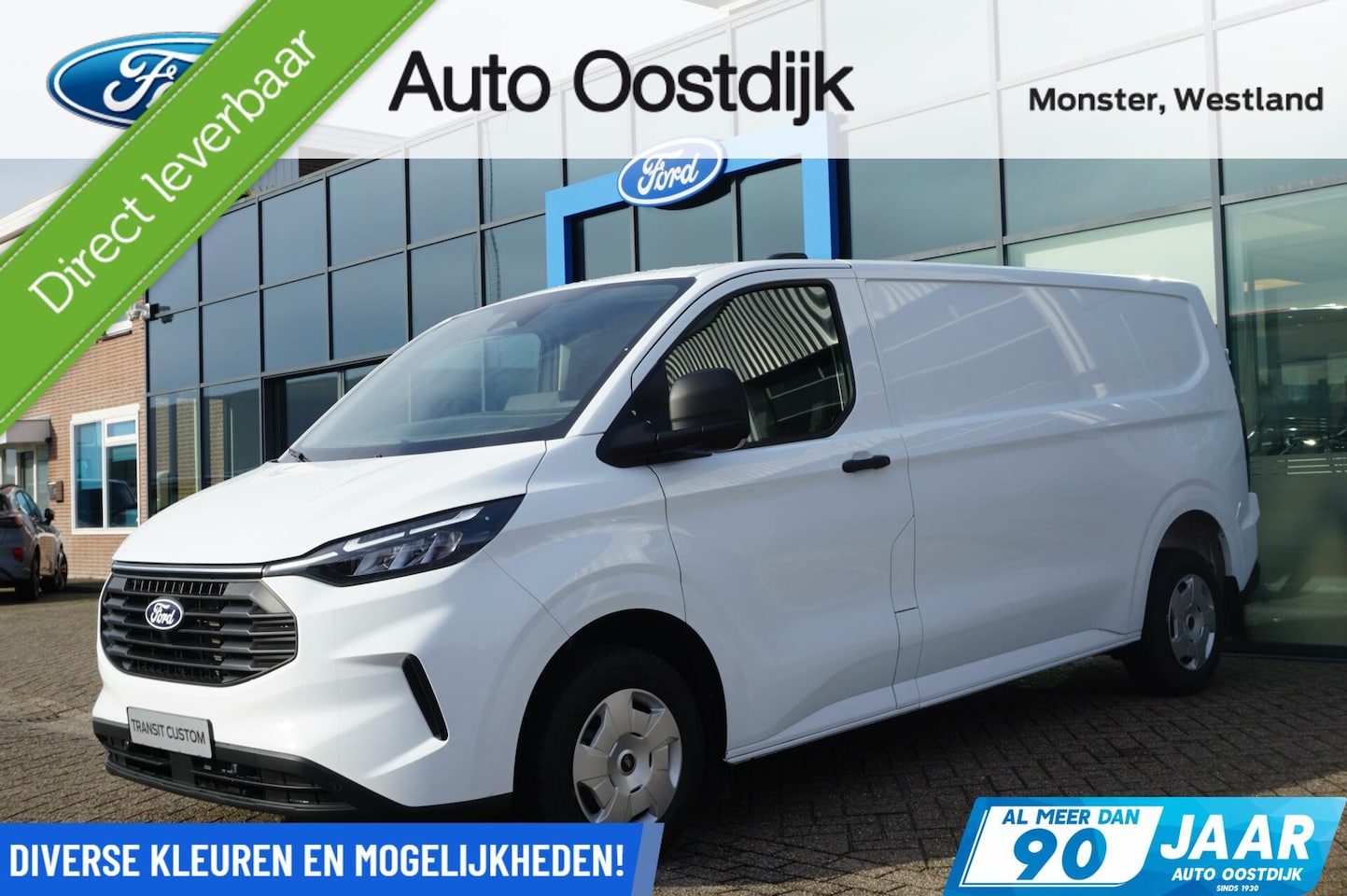 Ford Transit Custom - 320 2.0 TDCI L2H1 Trend 136PK DIRECT RIJDEN!! Camera Carplay-Navi Cruise LED Laadruimte Pa - AutoWereld.nl