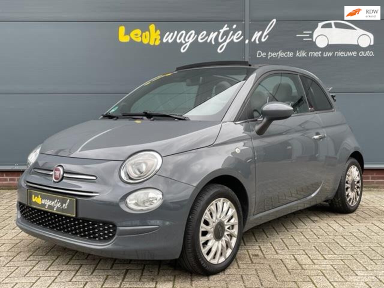 Fiat 500 C - 1.2 Lounge Cabrio *carplay *regen- en lichtsensor - AutoWereld.nl