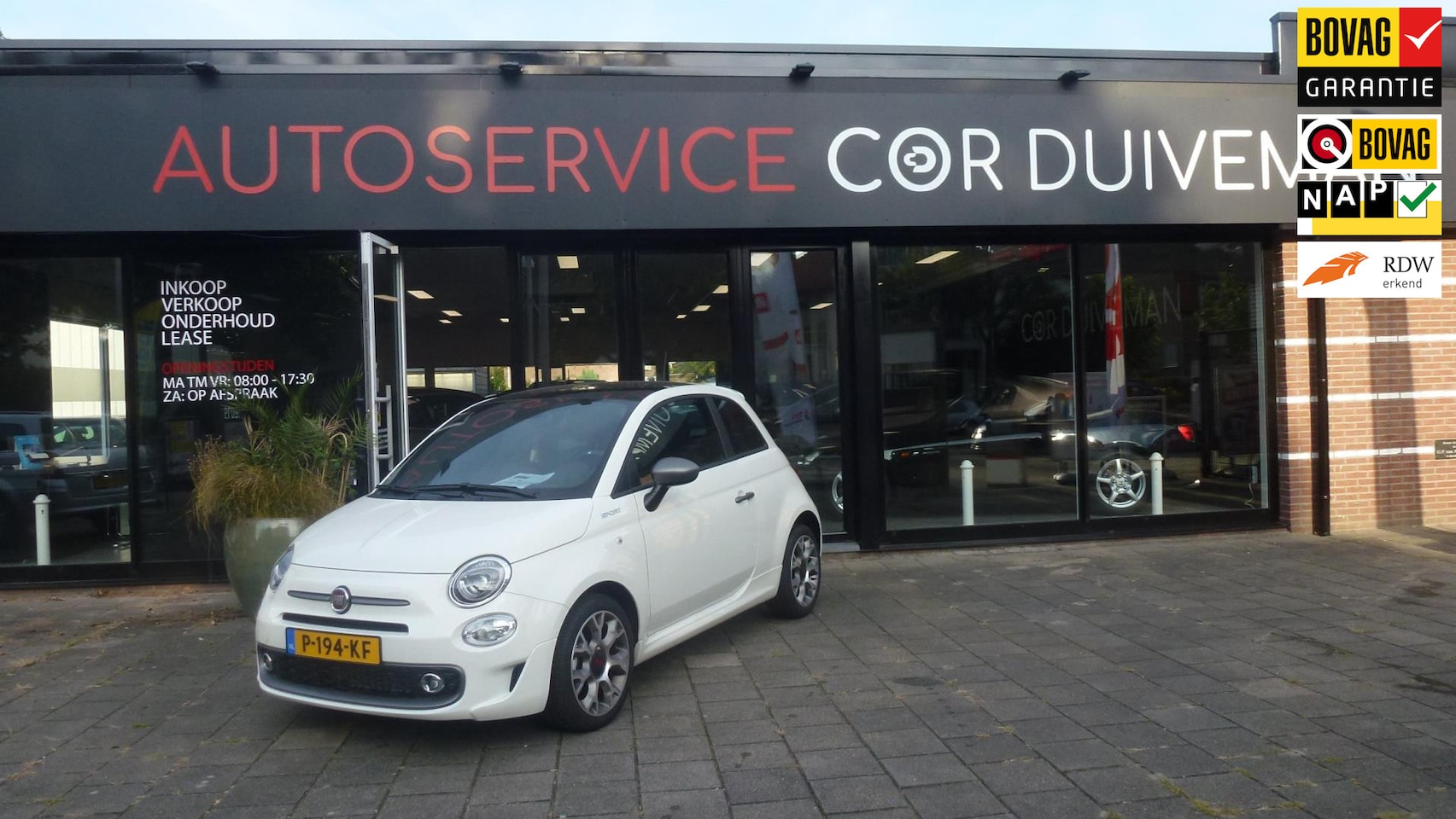 Fiat 500 - 1.0 Hybrid Sport // PANORAMA / SPORTUITVOERING / BLUETOOTH / CRUISE CONTROL - AutoWereld.nl