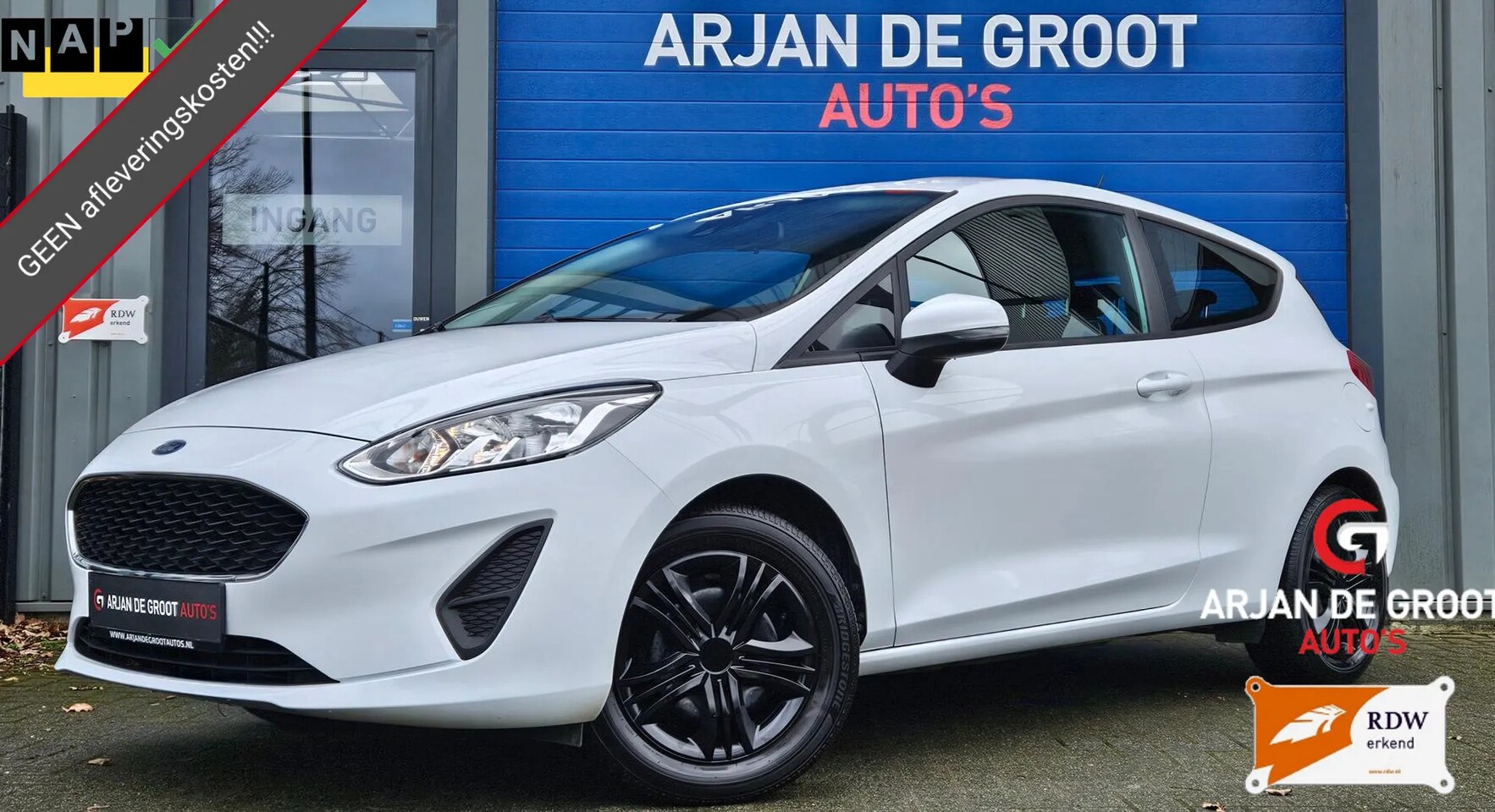 Ford Fiesta - 1.1 85PK Airco Lane assist Bleutooth 1ste eigenaar - AutoWereld.nl