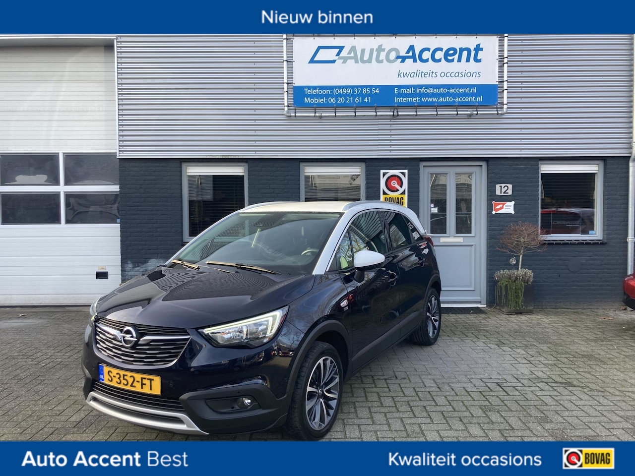 Opel Crossland X - 1.2 Turbo 120 Edition Automaat/Navi/Camera/67dkm... - AutoWereld.nl