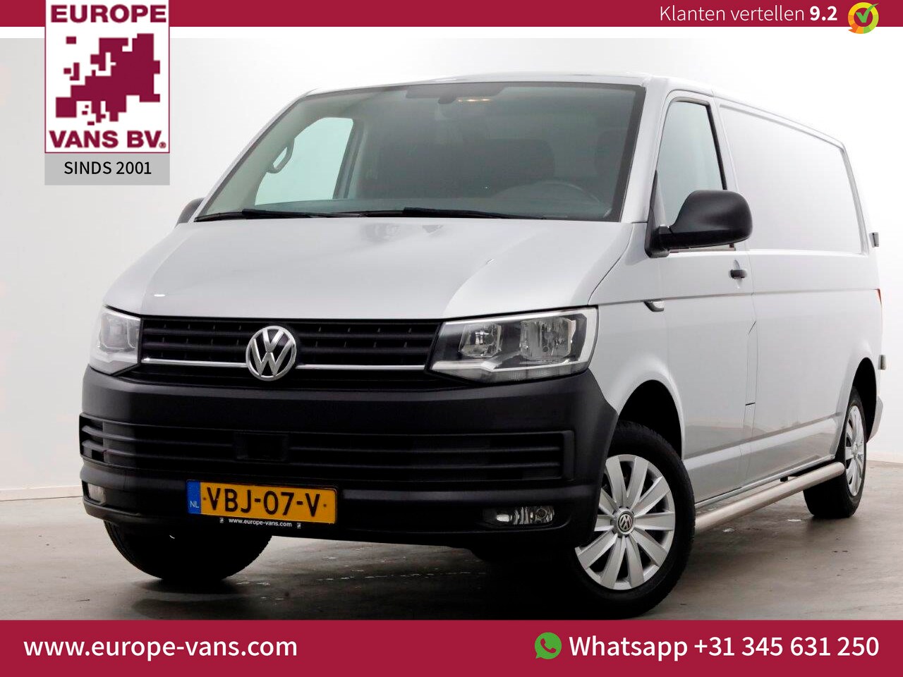 Volkswagen Transporter - T6 2.0 TDI 102pk Lang Comfortline Airco/Navi 07-2019 - AutoWereld.nl