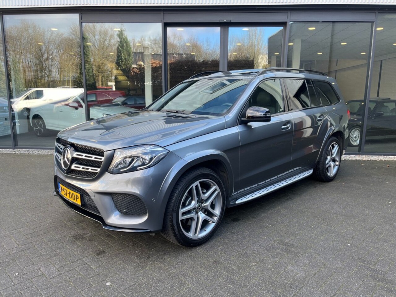 Mercedes-Benz GLS - GLS 350d  AMG 4MATIC Grijs Kent, 360 Cam,Leer,Schuifdak,AdapCrui - AutoWereld.nl